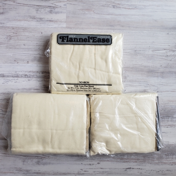 NWT J.P. Stevens Twin Flannel Sheet Set - Picture 2 of 2